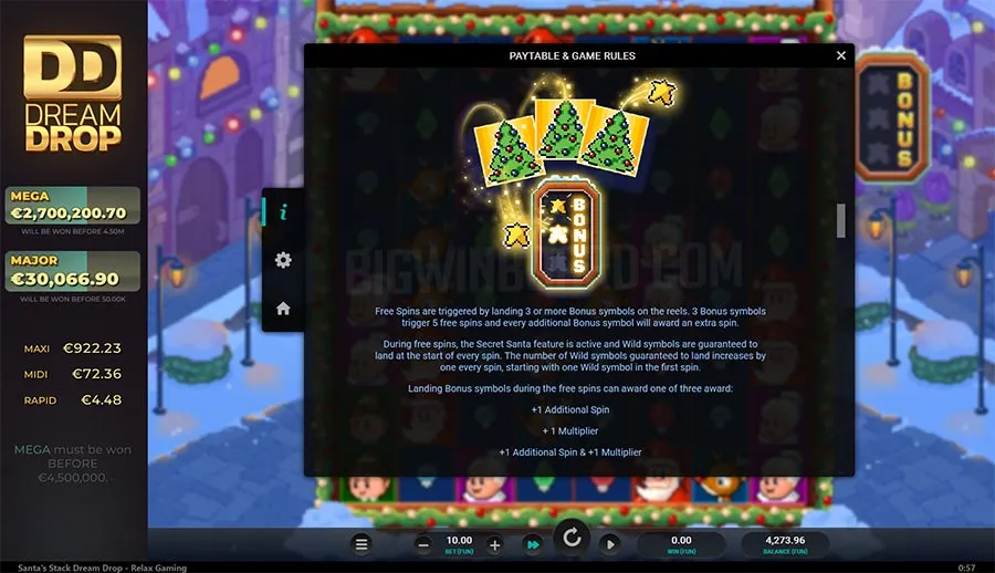 Santa’s Stack Dream Drop slot