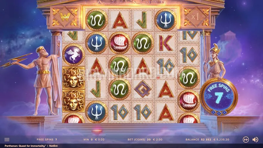 Parthenon Quest For Immortality slot