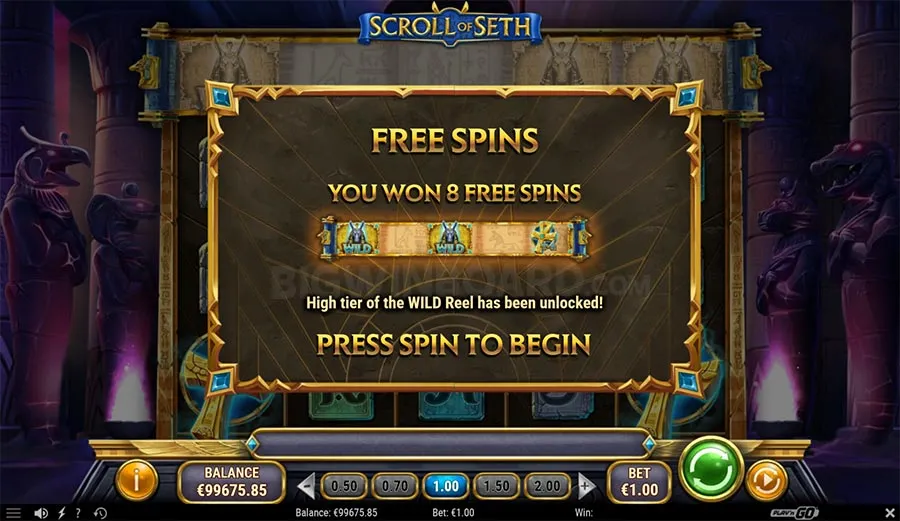 Scroll of Seth slot