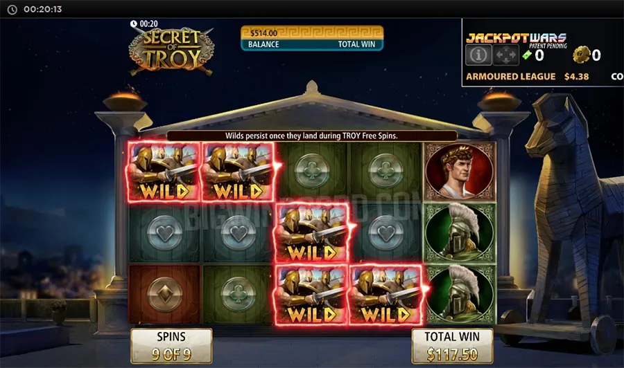 Secret of Troy slot