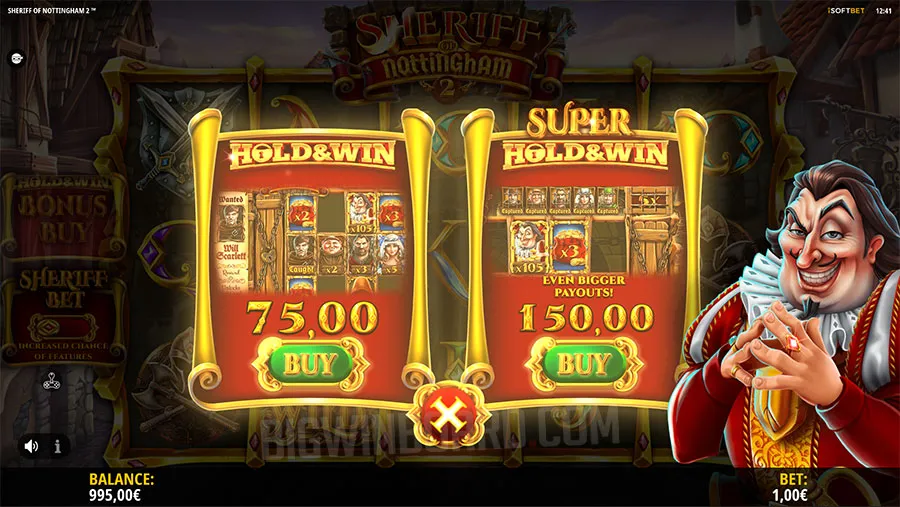 Sheriff of Nottingham 2 slot