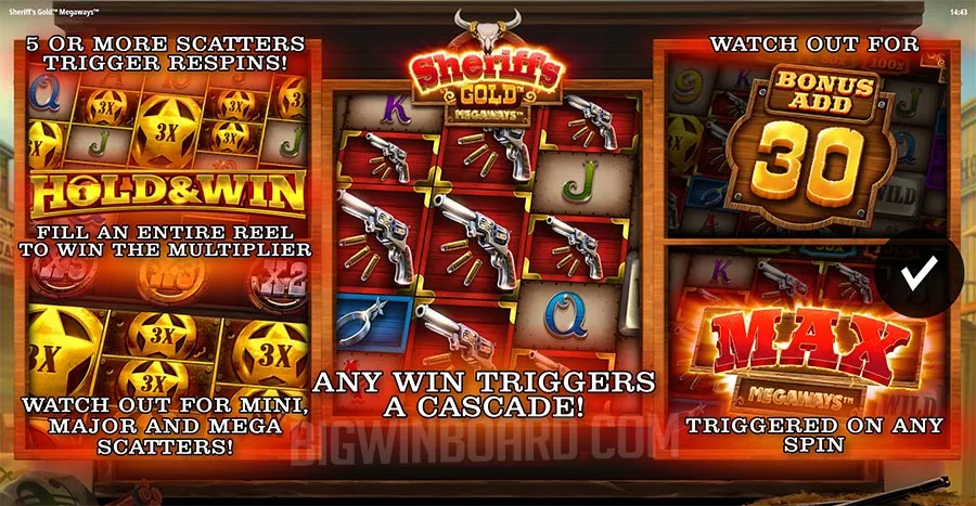 Sheriff's Gold Megaways slot