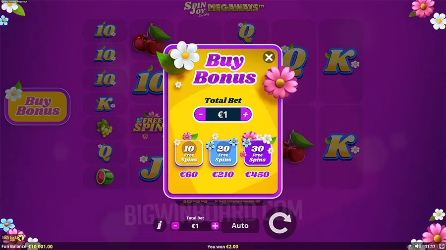 Spinjoy Society Megaways slot