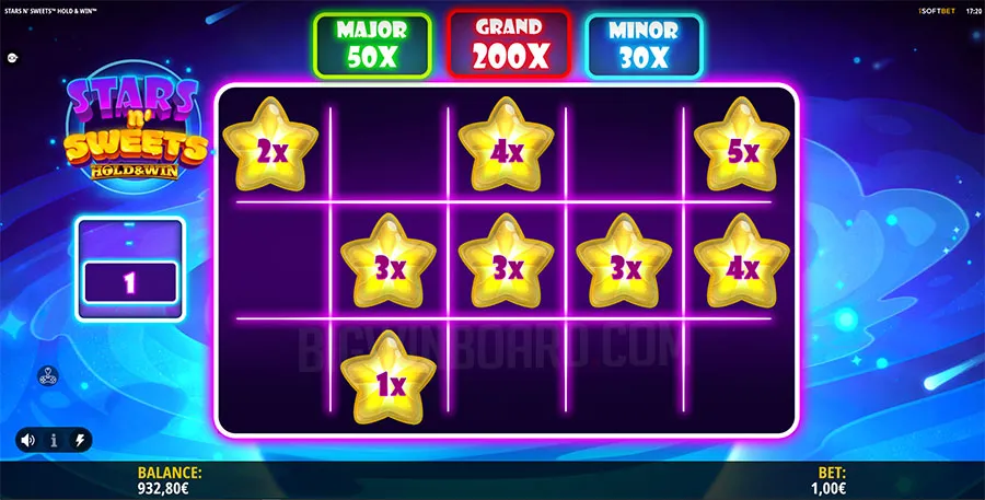 Stars n' Sweets Hold & Win slot