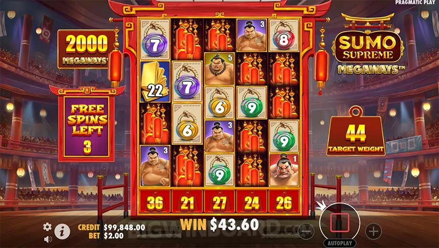 Sumo Supreme Megaways slot