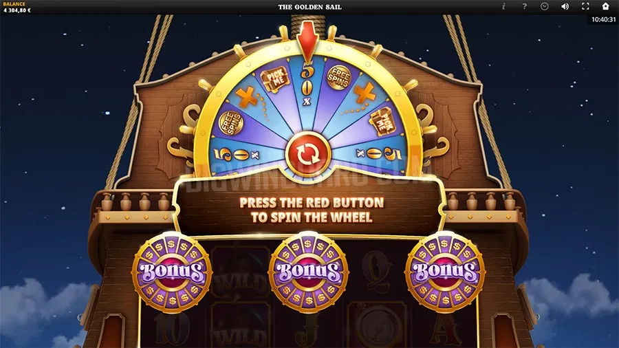 the golden sail slot