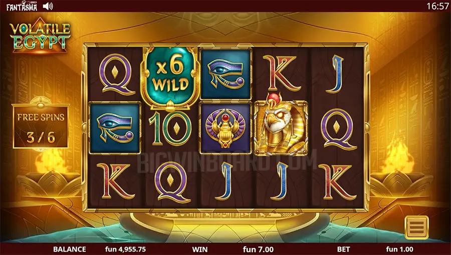 Volatile Egypt Dream Drop slot