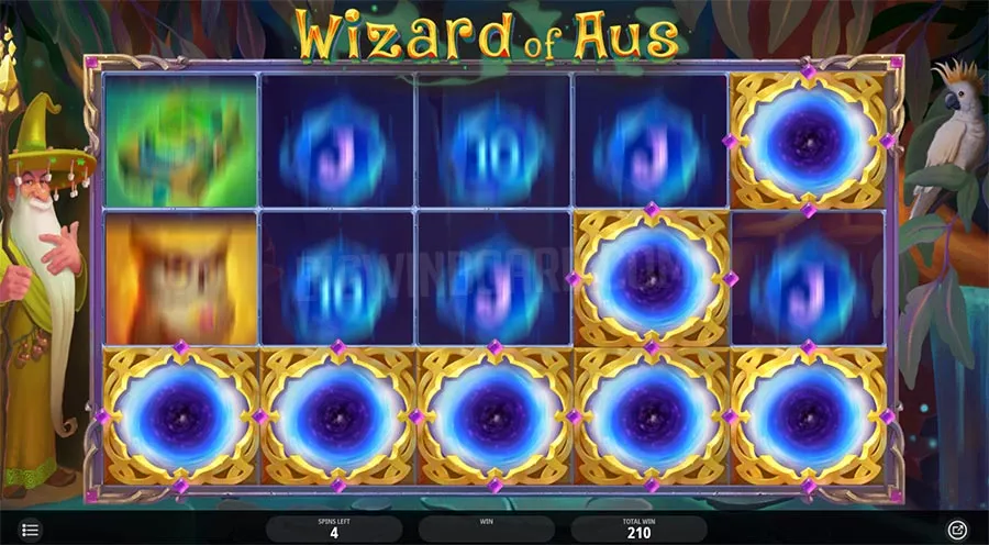 Wizard of Aus slot