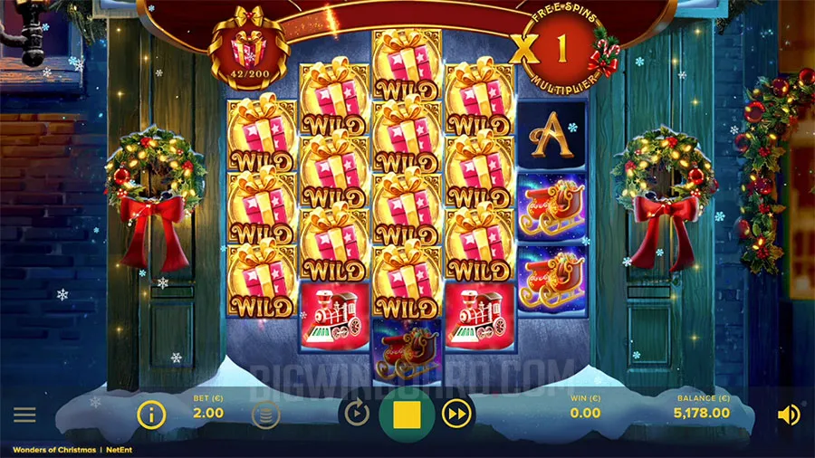 Wonders of Christmas slot