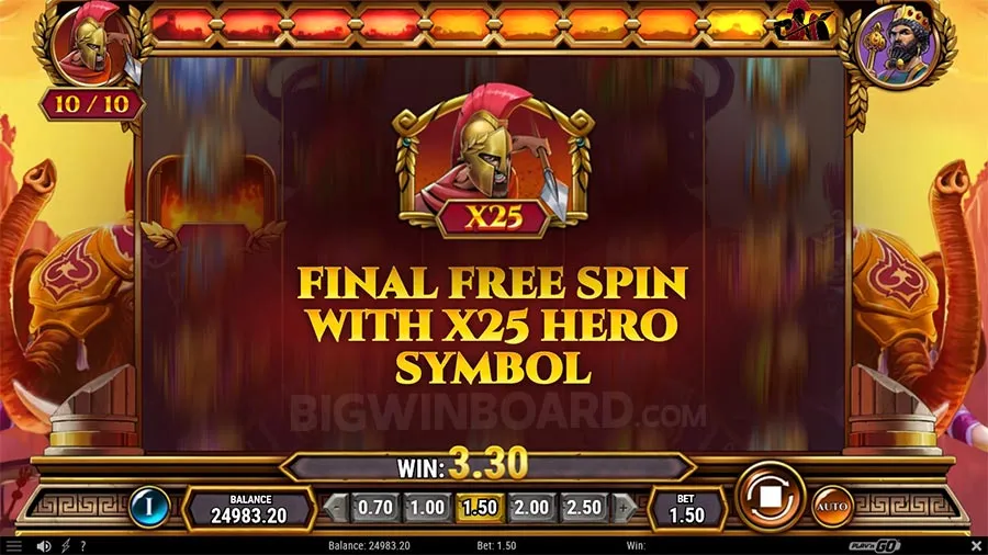 Undefeated Xerxes slot