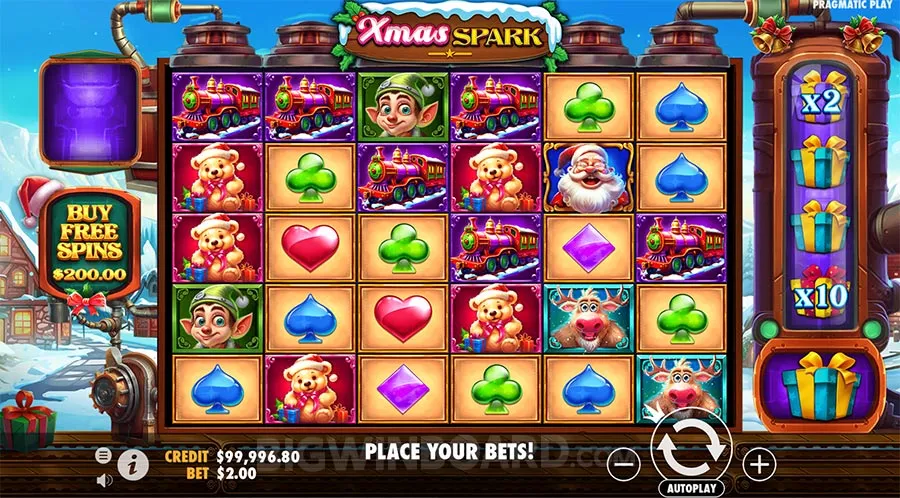 Xmas Spark slot