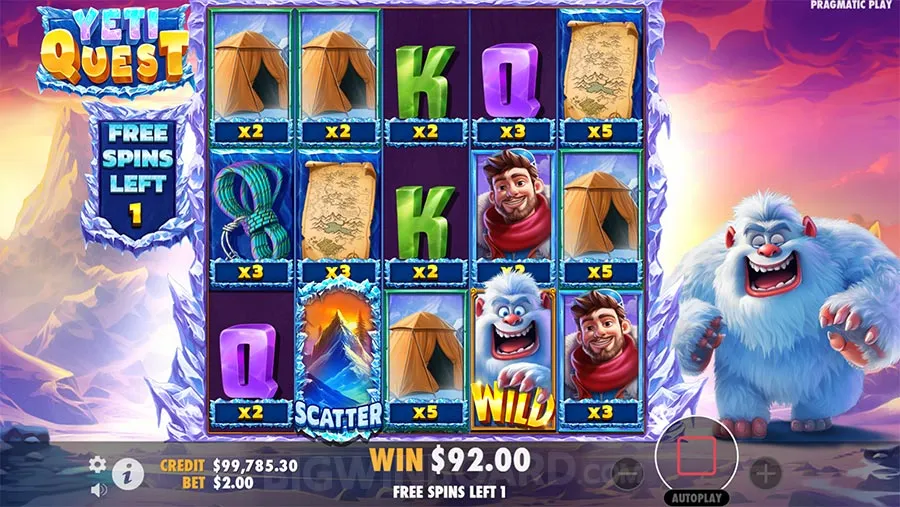 Yeti Quest slot